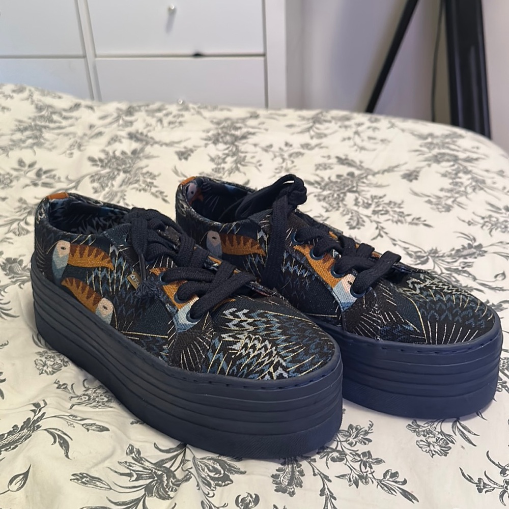 Farm rio platform sneakers